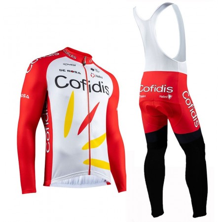 Tenue Maillot M/L + Collant à Bretelles 2020 Cofidis Pro Team N001